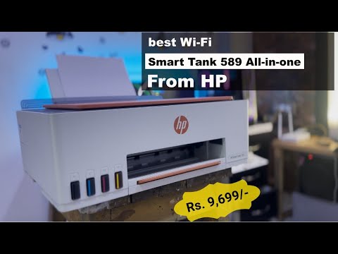 HP Smart Tank 589 All-in-one WiFi Colour Printer - Print, Scan & Copy for Office/Home