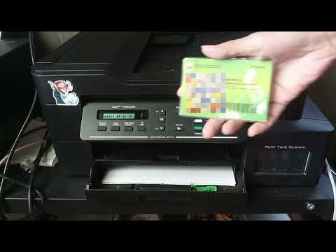 How to print ID in Brother DCP-T720DW Printer