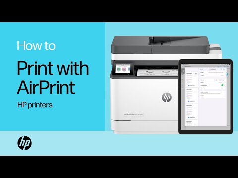 Print using Apple AirPrint with an HP Printer