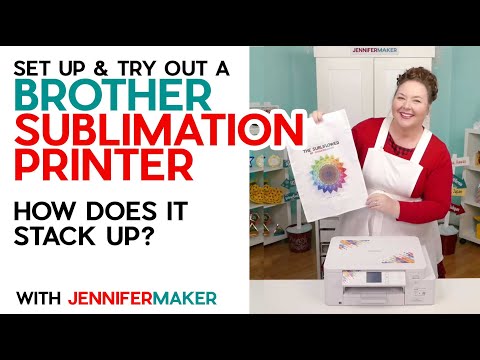 Brother Sublimation Printer: Setup, Playtest, & Comparison to Epson and Sawgrass!