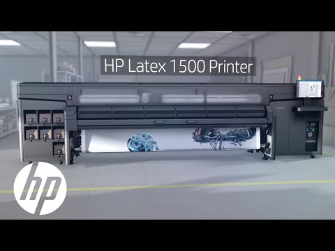 HP Latex 1500 Printer Video Product Tour: Affordable Superwide