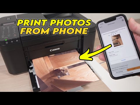 Canon PIXMA TR4720: How to Print Pictures from iPhone & Android Phones