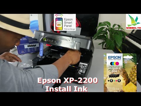 How to Install Ink Cartridges on Epson Printer Epson XP-2200 Wireless Printer