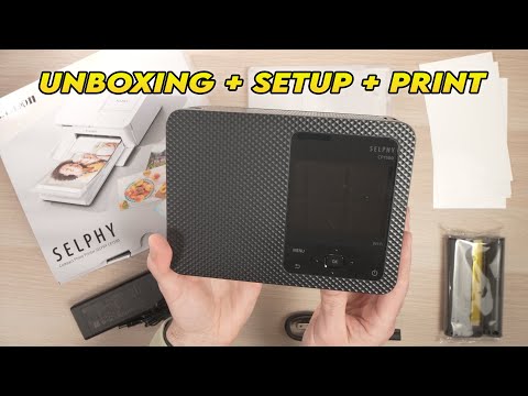 Canon Selphy CP1500: Unboxing + How to Setup & Print