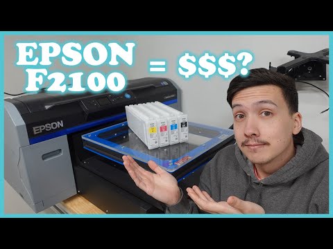 How Much Does an Epson SureColor F2100 Direct-To-Garment (DTG) Printer Cost to Own