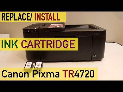 Canon Pixma TR4720 Ink Cartridge Replacement