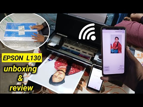 EPSON L130 printer unboxing and review / best photo printer