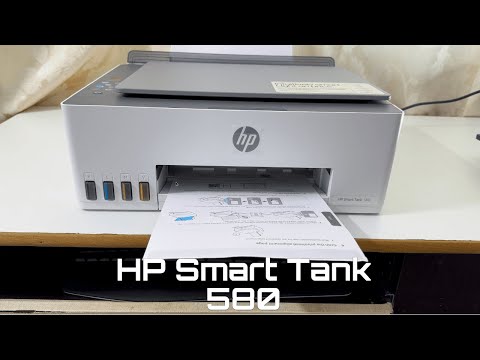 HP Smart Tank 580 Wireless All in one Printer Unboxing Setup Review