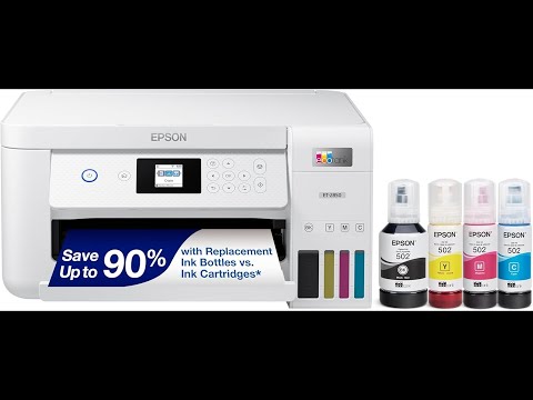 Epson EcoTank ET-2850 Wireless Color All-in-One Supertank Printer with 2-Sided Printing