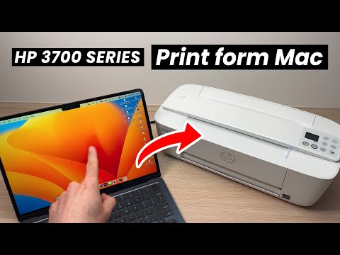 How to Setup HP DeskJet 3700 Series Printer With Mac Computer to Print & Scan over Wi-Fi