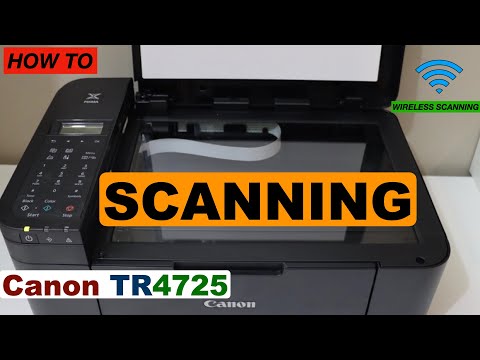 Canon Pixma TR4725 Scanning