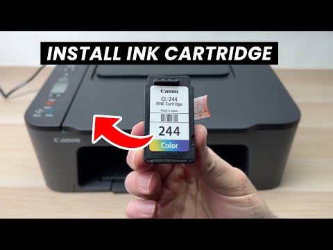 Canon Pixma TS3420 Printer: How to Install Ink Cartridge