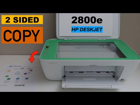 How To Copy With HP DeskJet 2800e Series Printer!