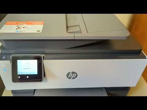 HP OfficeJet Pro 9015e All in One Printer unboxing and setup