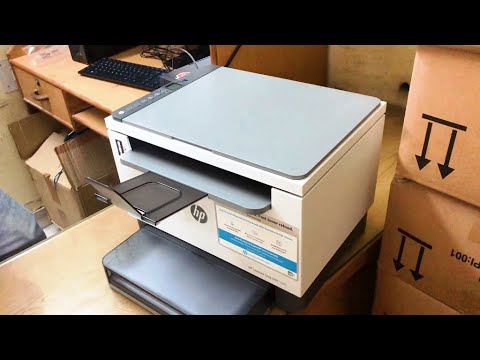 HP LASER Jet Tank MFP 1005 Printer Unboxing Printer Driver Installation & HP LJ Tank MFP 1005 Print