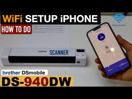 Brother DS-490DW WiFi Setup iPhone, Wireless Scanning Using WiFi Network