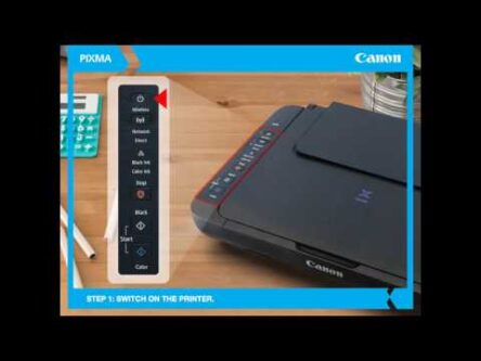 Canon Pixma E470 How to Connect Printer to WiFi Network