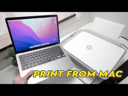 How to Setup HP Deskjet Printer With Mac Computer to Print & Scan over Wi-Fi