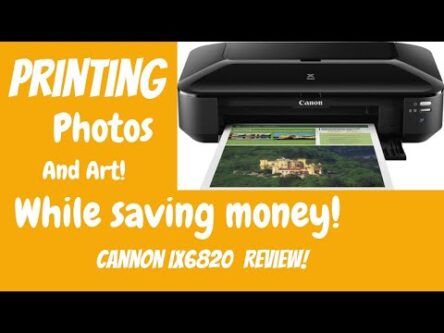 Canon ix6820 Printer Review! Best Budget Wide Format Printer. Borderless Prints Printing Art